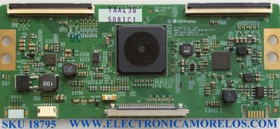 T-CON PARA TV LG / NUMERO DE PARTE 6871L-5081C / 6870C-0685A / 5081C / PANEL LC650EGE (FK)(M1) / MODELOS 60UJ7700-UA / 60UJ7700-UA.BUSYLJR